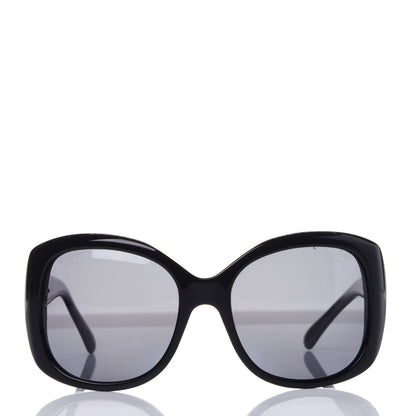 Chanel Acetate CC Sunglasses 5183 Black 2 of 8