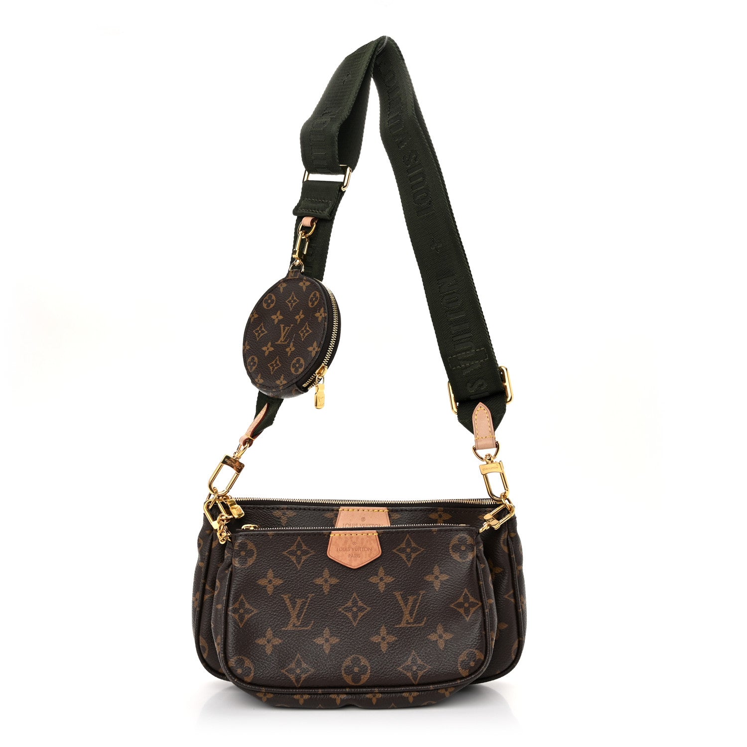 Louis Vuitton Monogram Multi Pochette Accessories Kaki 1 of 10