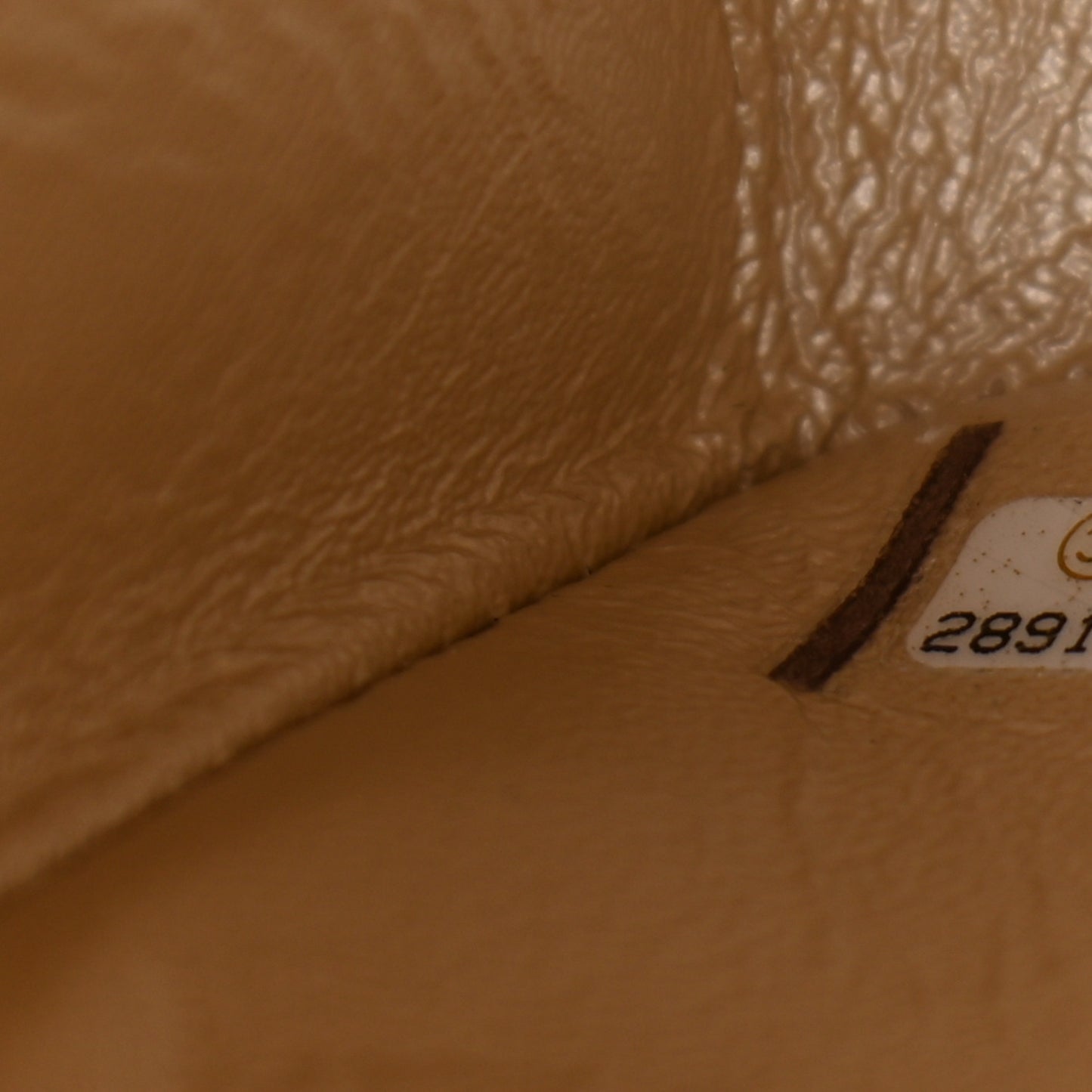 Metallic Sheepskin Quilted 2.55 Reissue 225 Flap Beige