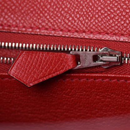Hermes Epsom Kelly Sellier 32 Rouge Casaque 29 of 38