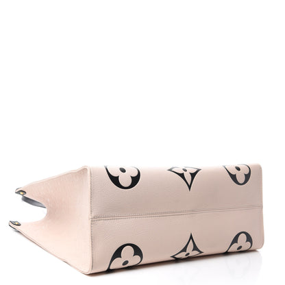 Louis Vuitton Empreinte Monogram Giant Crafty Onthego GM Creme Black 4 of 13