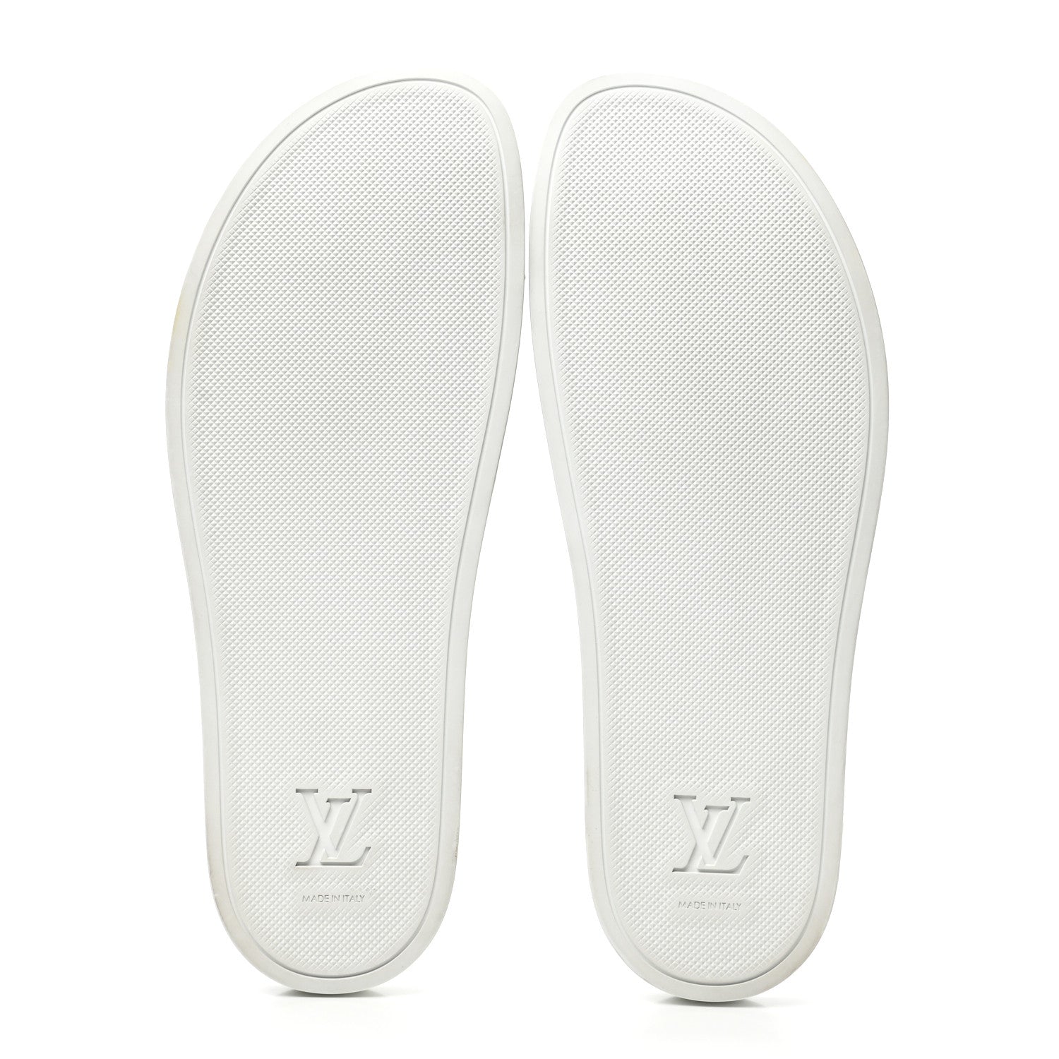 Louis Vuitton Rubber Monogram Watercolor Mens Waterfront Mules 10 5 of 8