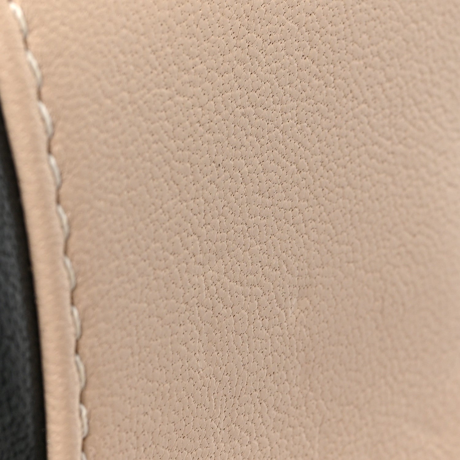 Chanel Sheepskin Quilted Medium Vintage Mademoiselle Flap Beige Black 11 of 12