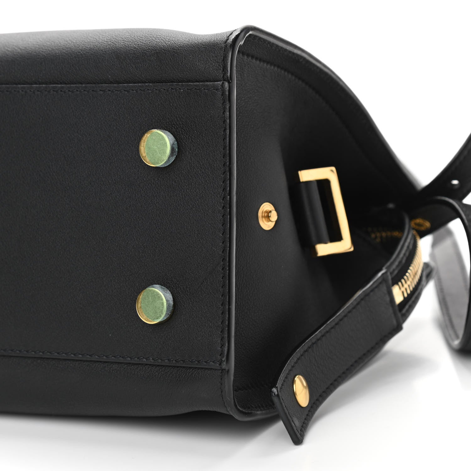Saint Laurent Calfskin Monogram Baby Downtown Cabas Black 10 of 10