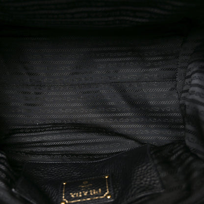 Prada Vitello Phenix Shopping Tote Black 7 of 16