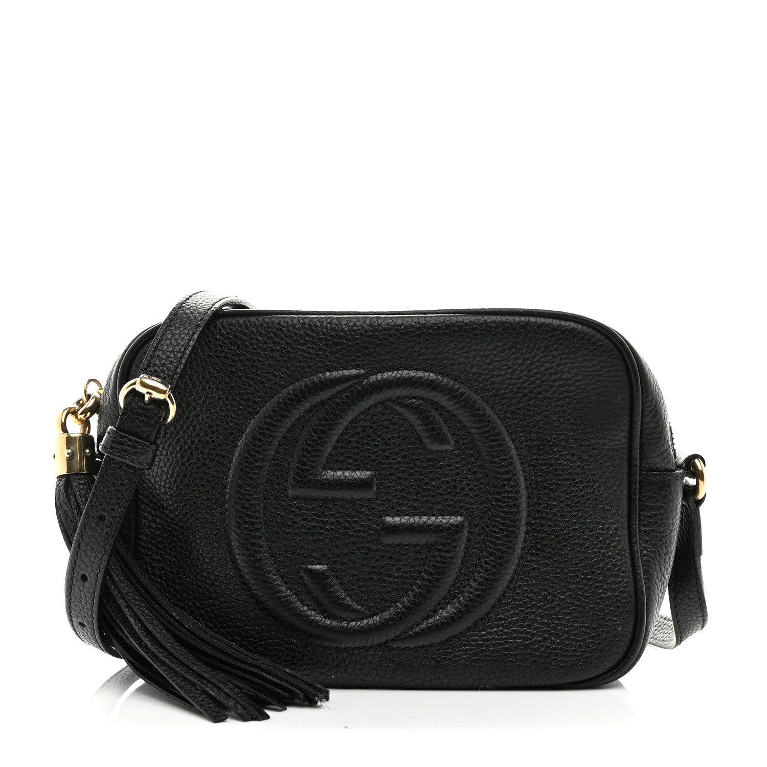 Gucci Pebbled Calfskin Small Soho Disco Bag Black 1 of 12