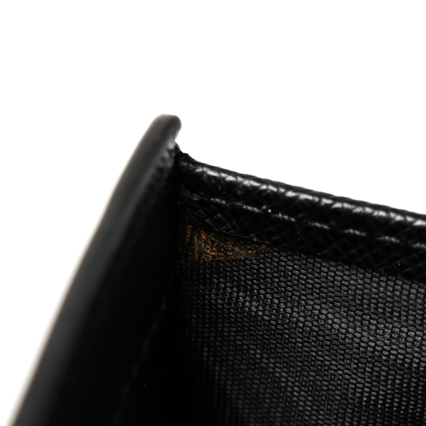Saffiano Mermaid Print Card Holder Black
