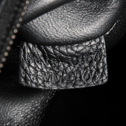 Celine Drummed Calfskin Suede Medium Trapeze Black 9 of 9