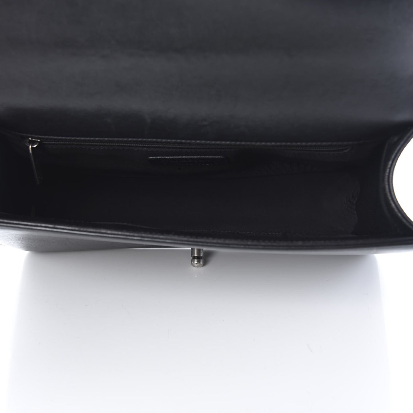 Calfskin Quilted New Medium Boy Flap Black