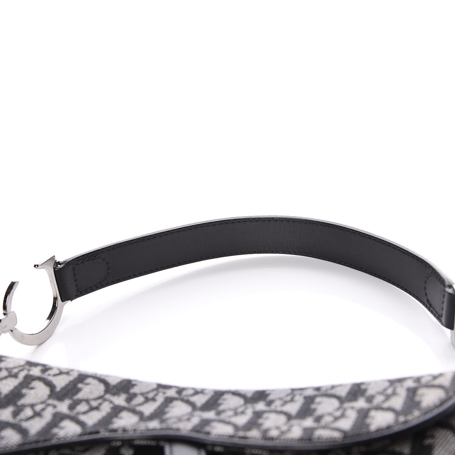 Monogram Saddle Bag Black