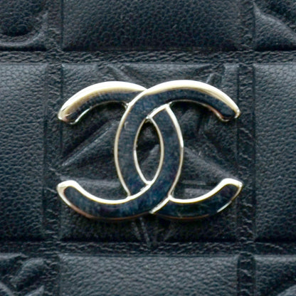 Chanel Lambskin Precious Symbols Cosmetic Bag Black 5 of 9