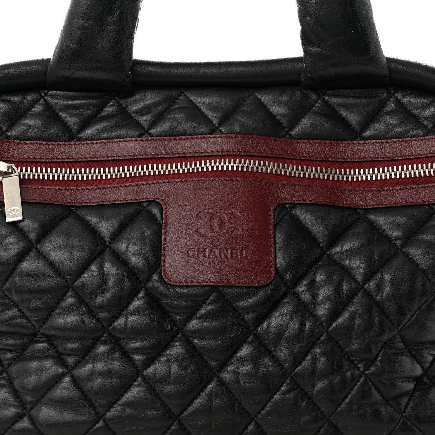 Chanel Lambskin Coco Cocoon Bowler Black 8 of 10