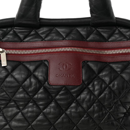 Chanel Lambskin Coco Cocoon Bowler Black 8 of 10