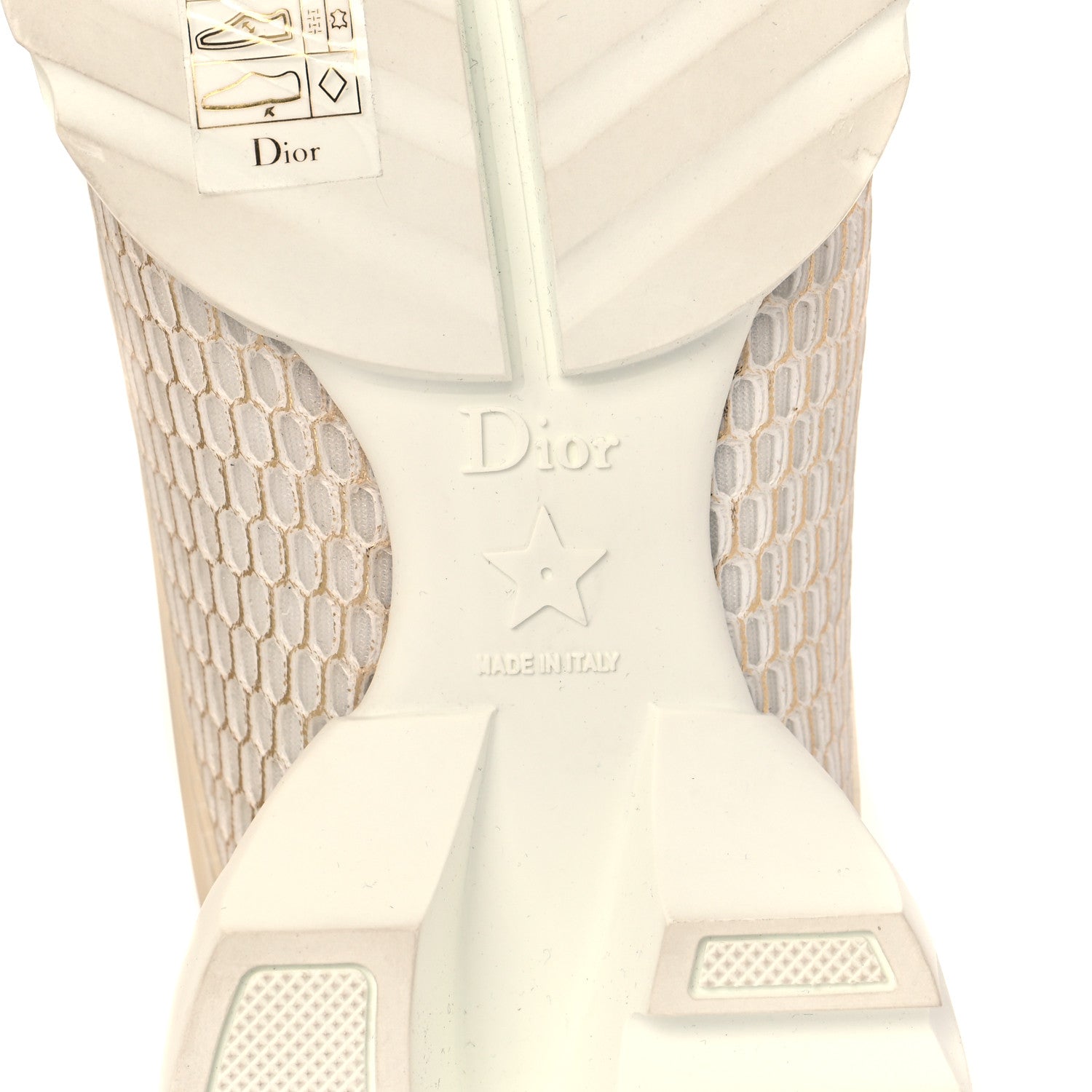 Christian Dior Mesh D-Connect Sneakers 39 Gold 7 of 10
