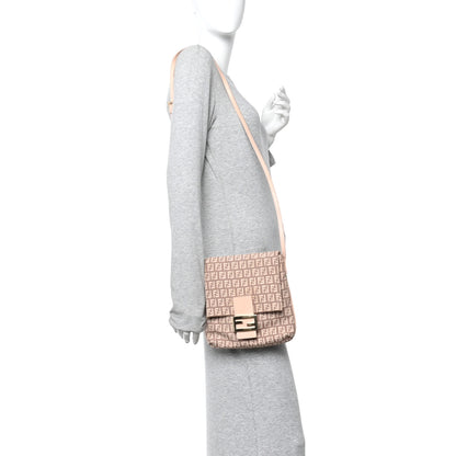 Fendi Zucchino Vitello Tube Messenger Bag Cipria Teint Cipria 2 of 10