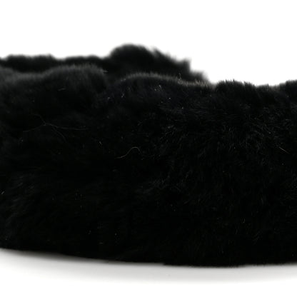 Gucci Lizard Rabbit Fur Jackie O Hobo Black 9 of 11