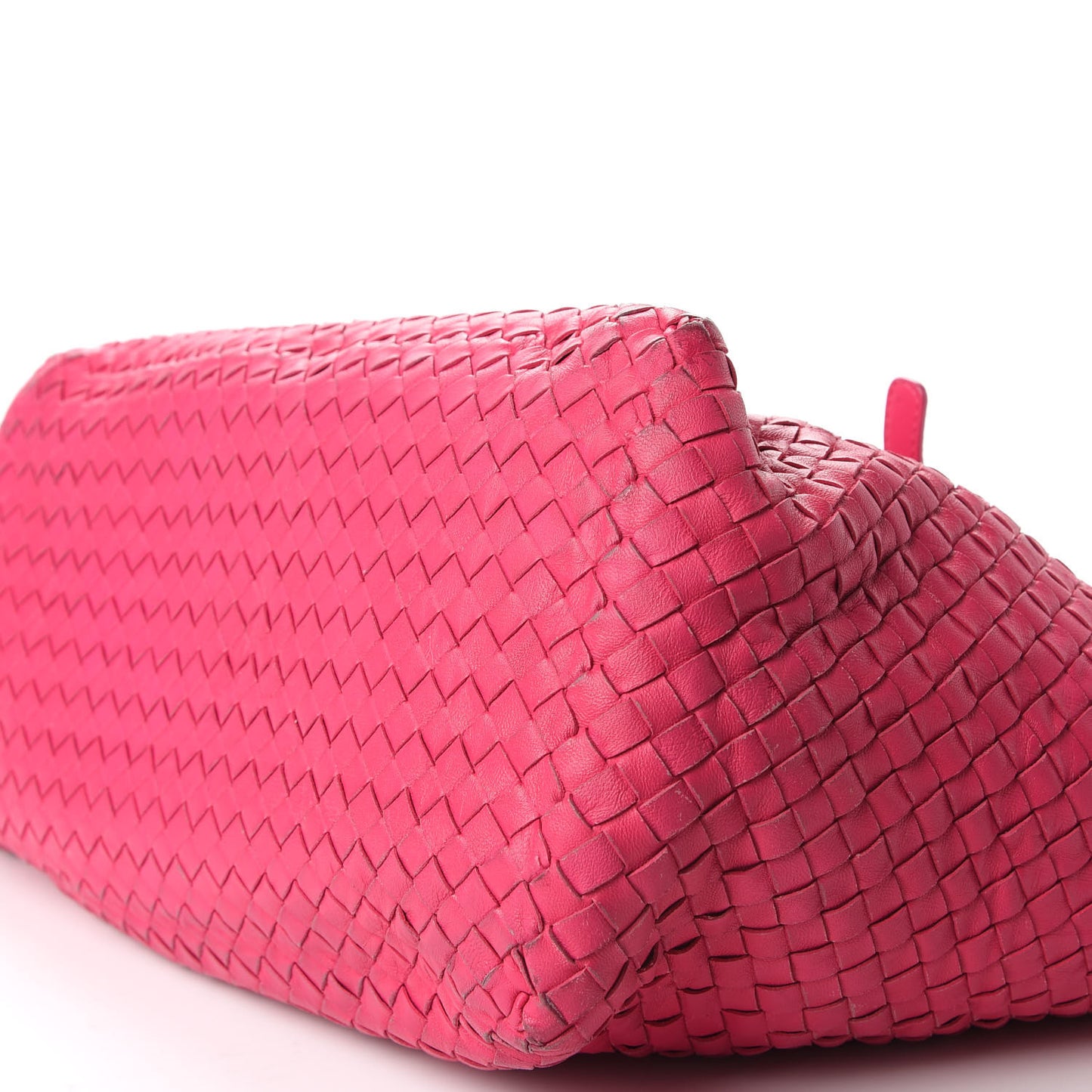 Nappa Intrecciato Medium Seamless Tote Fuchsia