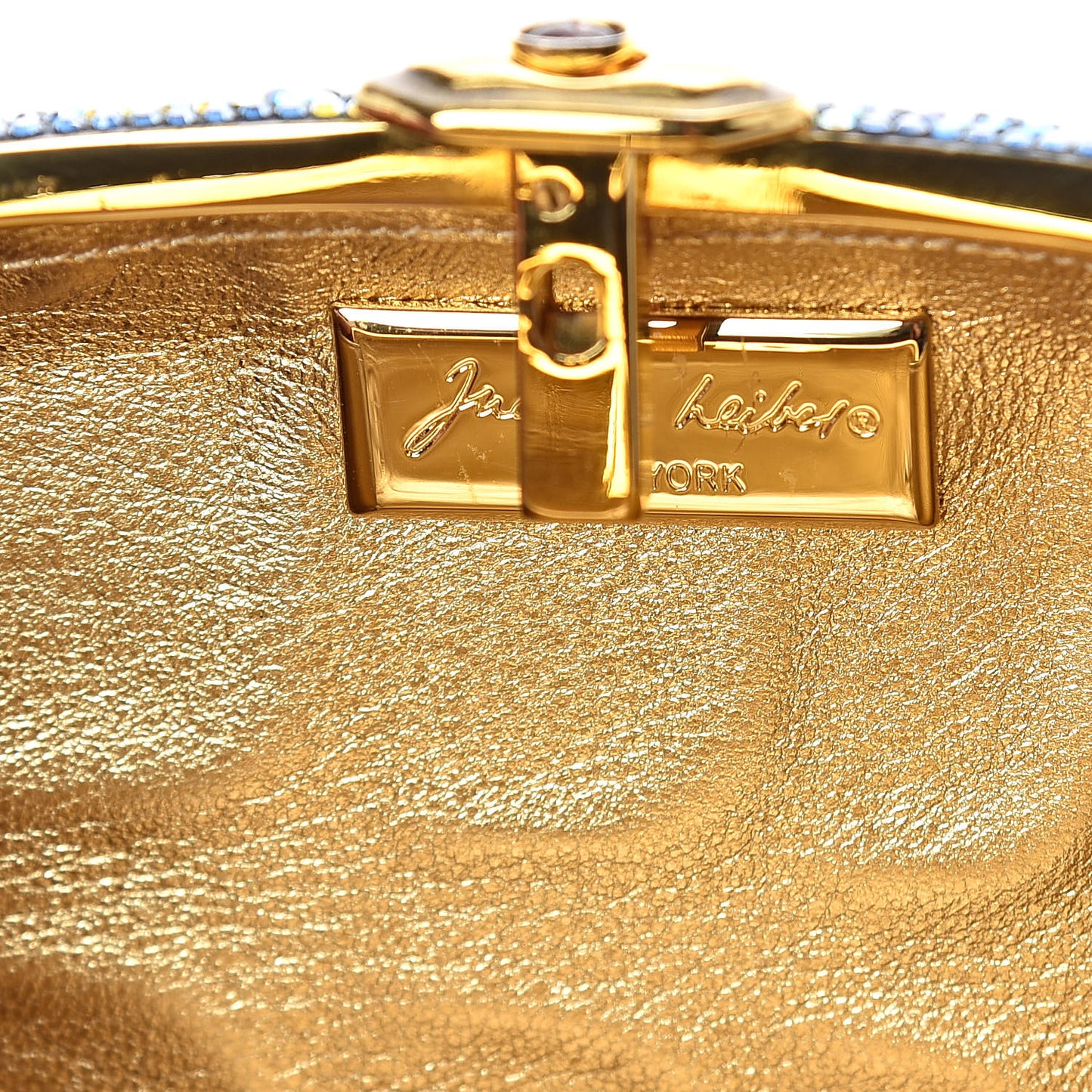 Crystal Turtle Minaudiere Clutch Multicolor