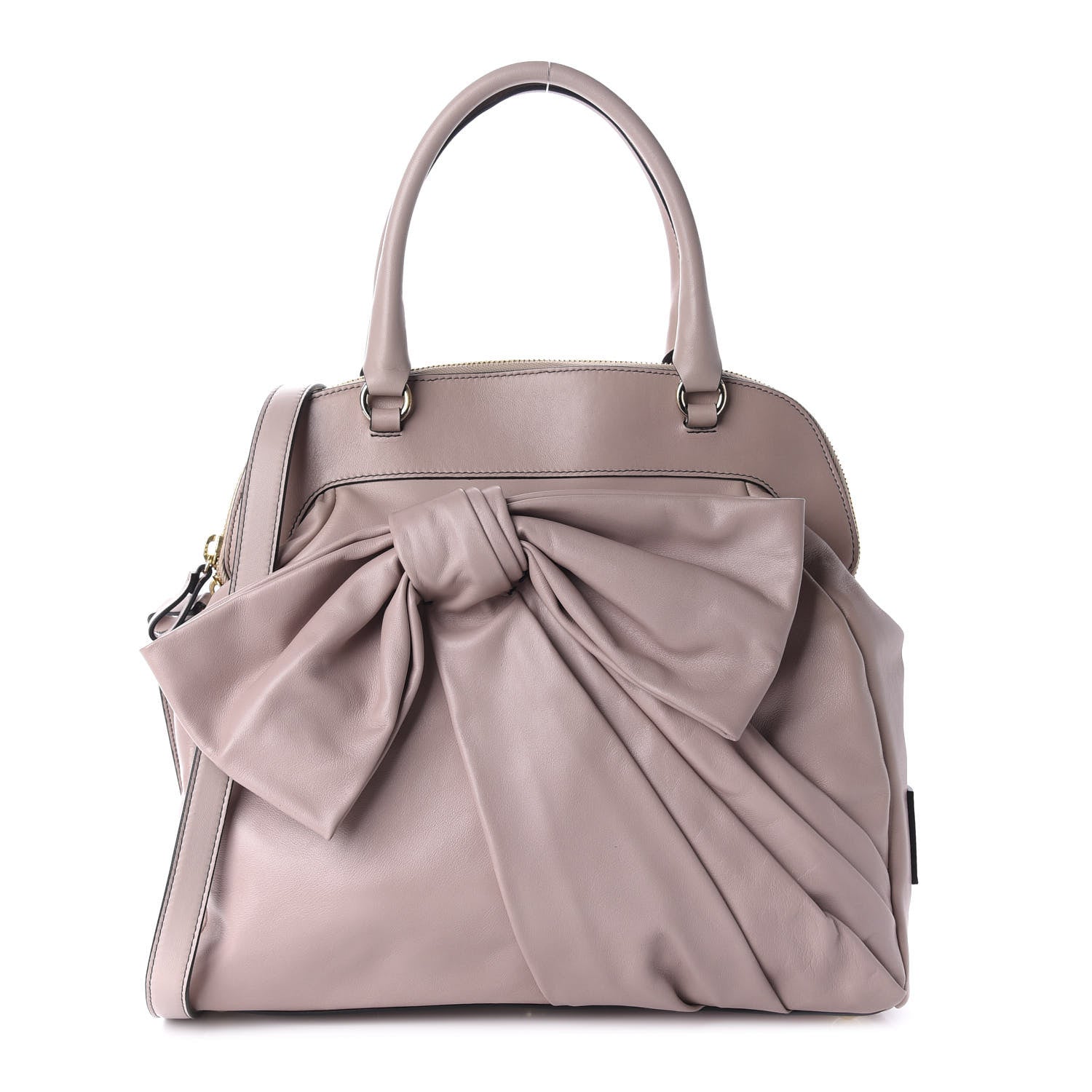 Valentino Garavani Nappa Bow Dome Tote Blush Nude 1 of 11