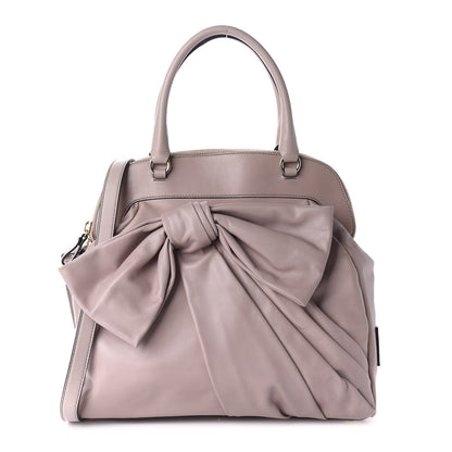 Valentino Garavani Nappa Bow Dome Tote Blush Nude 1 of 11