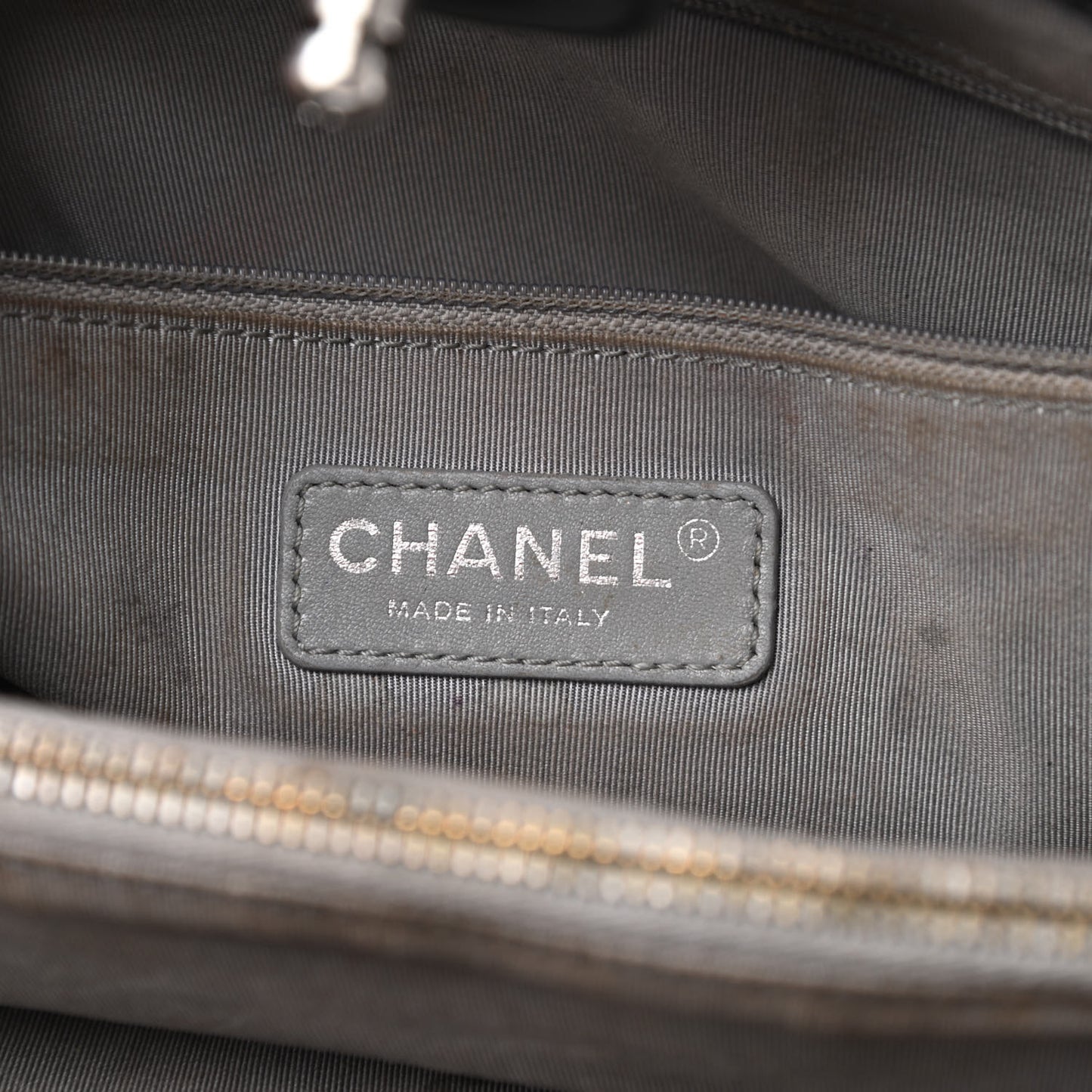 Lambskin Quilted Boy Shopping Tote Black