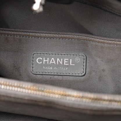 Chanel Lambskin Quilted Boy Shopping Tote Black 6 of 22