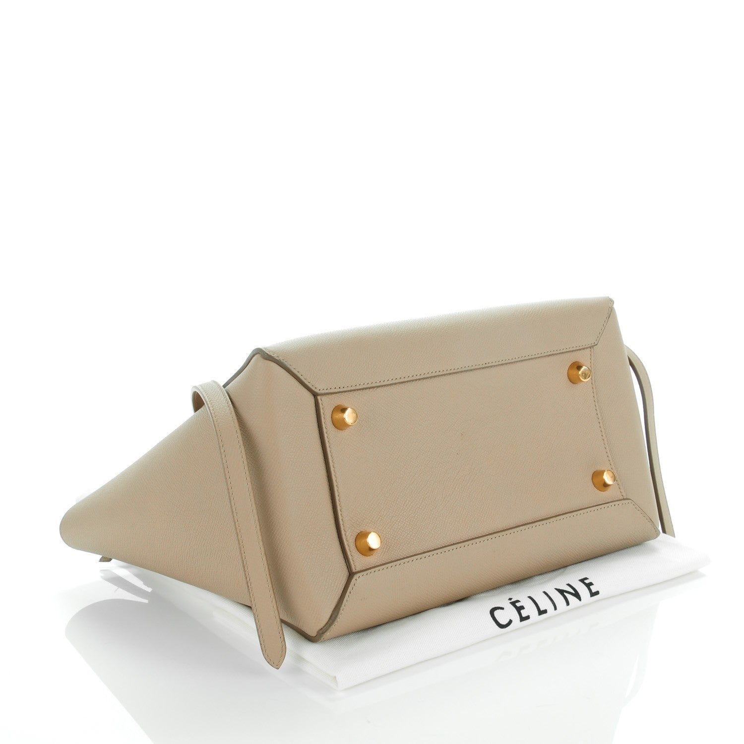 Celine Grained Calfskin Mini Belt Bag Light Taupe 4 of 8