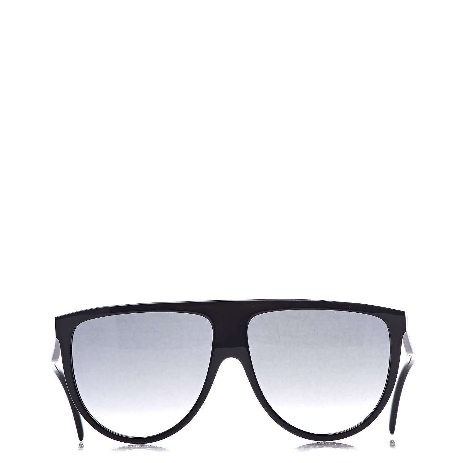 Celine Flat Top Shield Sunglasses CL 40006IN Black 2 of 7