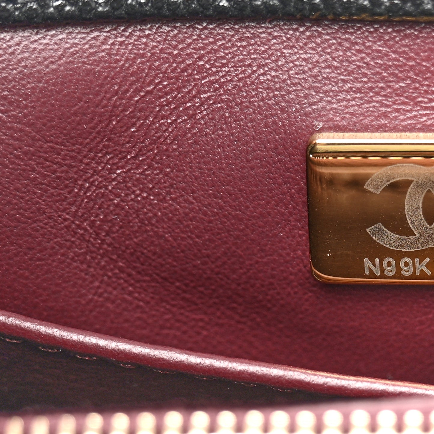 Caviar Quilted Small Coco Handle Flap Black