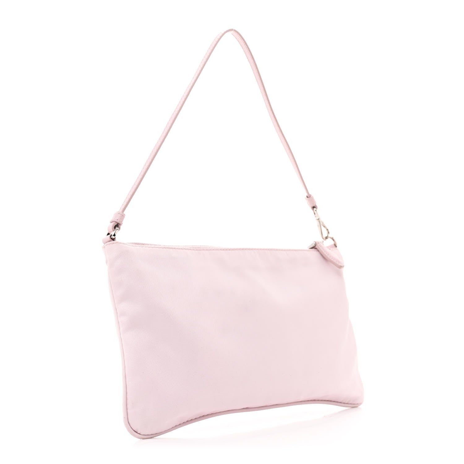 Prada Re-Nylon Vela Saffiano Mini Pochette Bag Alabastro 3 of 14