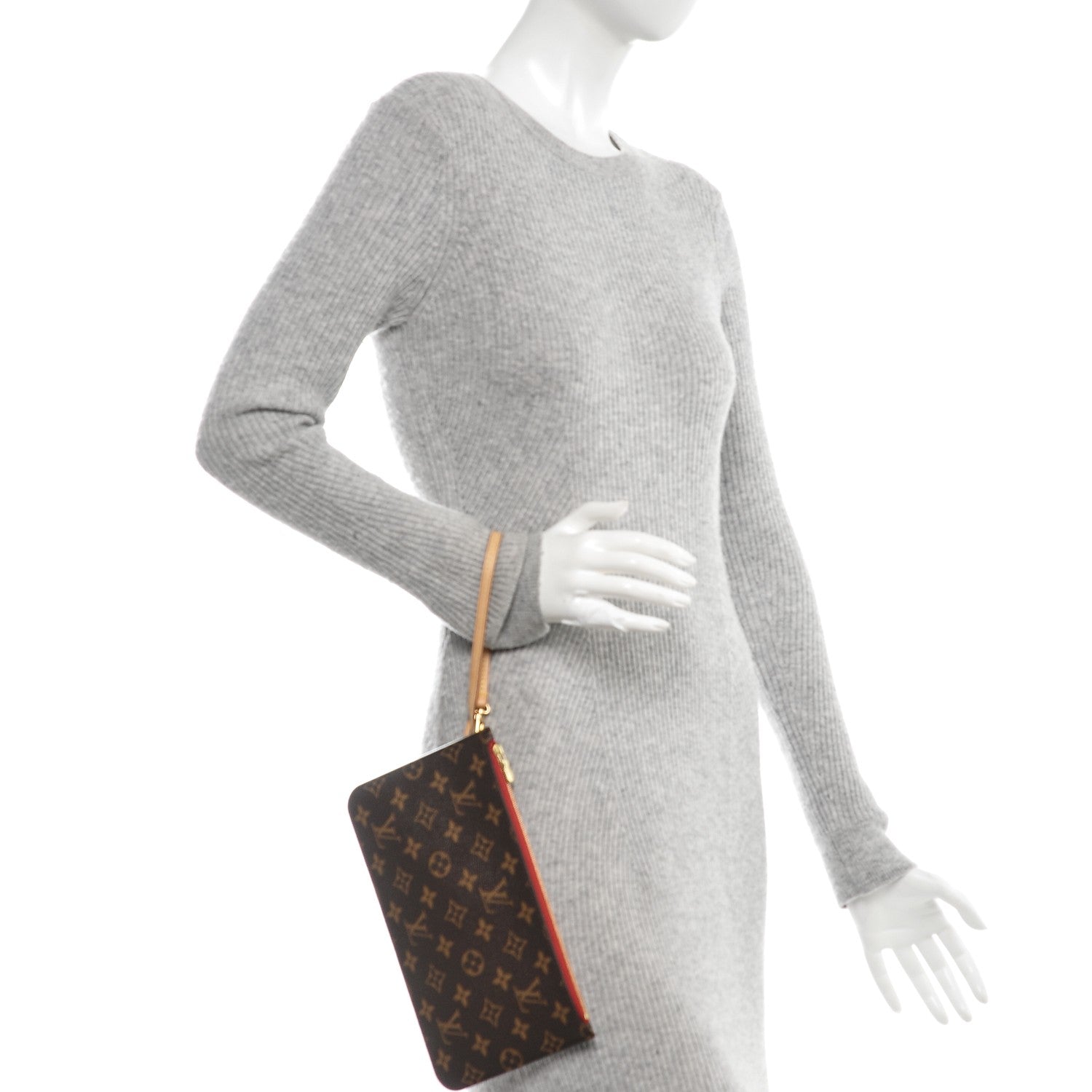 Louis Vuitton Monogram Neverfull MM GM Pochette Cherry 2 of 7
