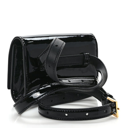 Saint Laurent Patent Monogram Kate Belt Bag Black 3 of 9