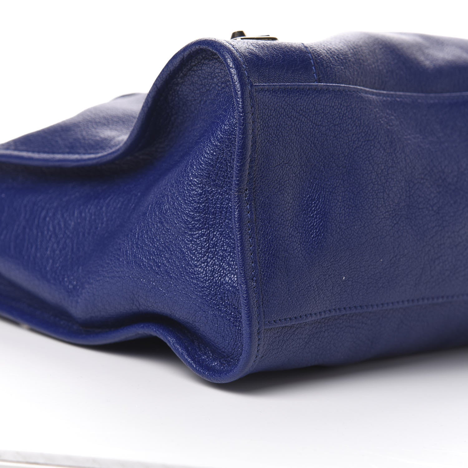 Balenciaga Chevre Gold Metallic Edge Hardware City Bleu Roi 9 of 11