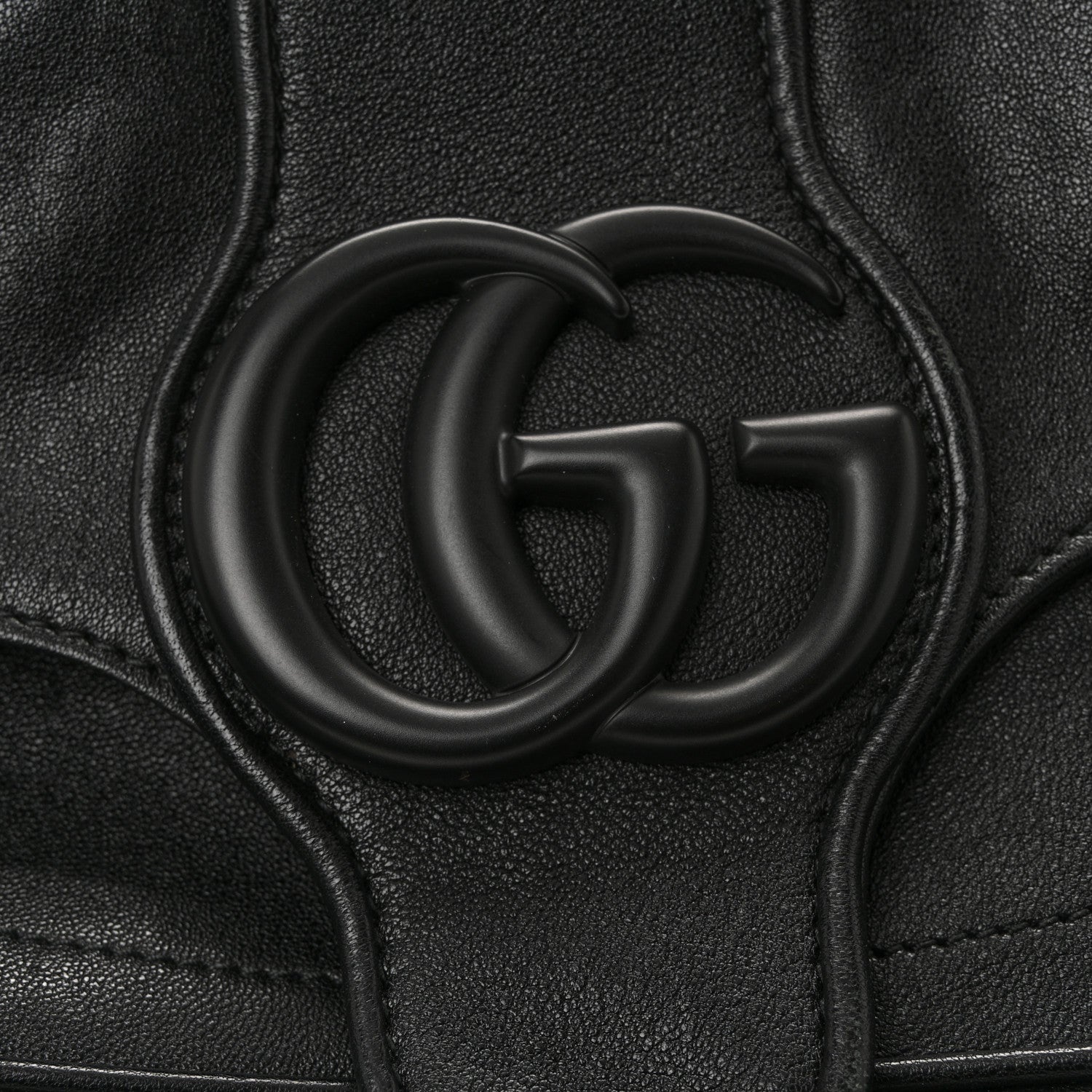 Gucci Goatskin Small GG Monochrome Aphrodite Shoulder Bag Black 13 of 13