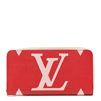 Louis Vuitton Monogram Giant Zippy Wallet Rouge Rose 1 of 12