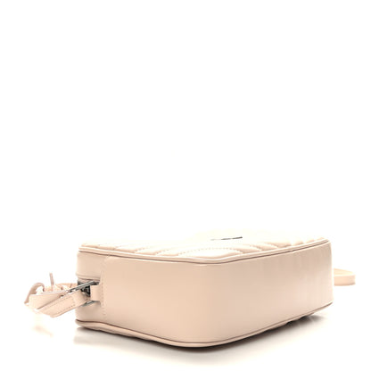 Saint Laurent Calfskin Matelasse Monogram Lou Camera Bag Marble Pink 4 of 10