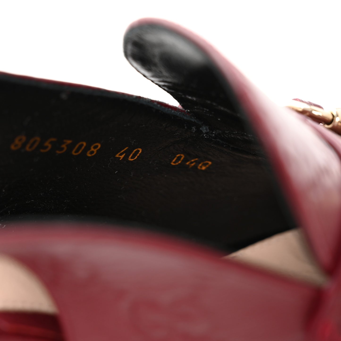 Guccissima Horsebit Platform 70/160mm Slingback Mules 40 Rosso Ancora Red