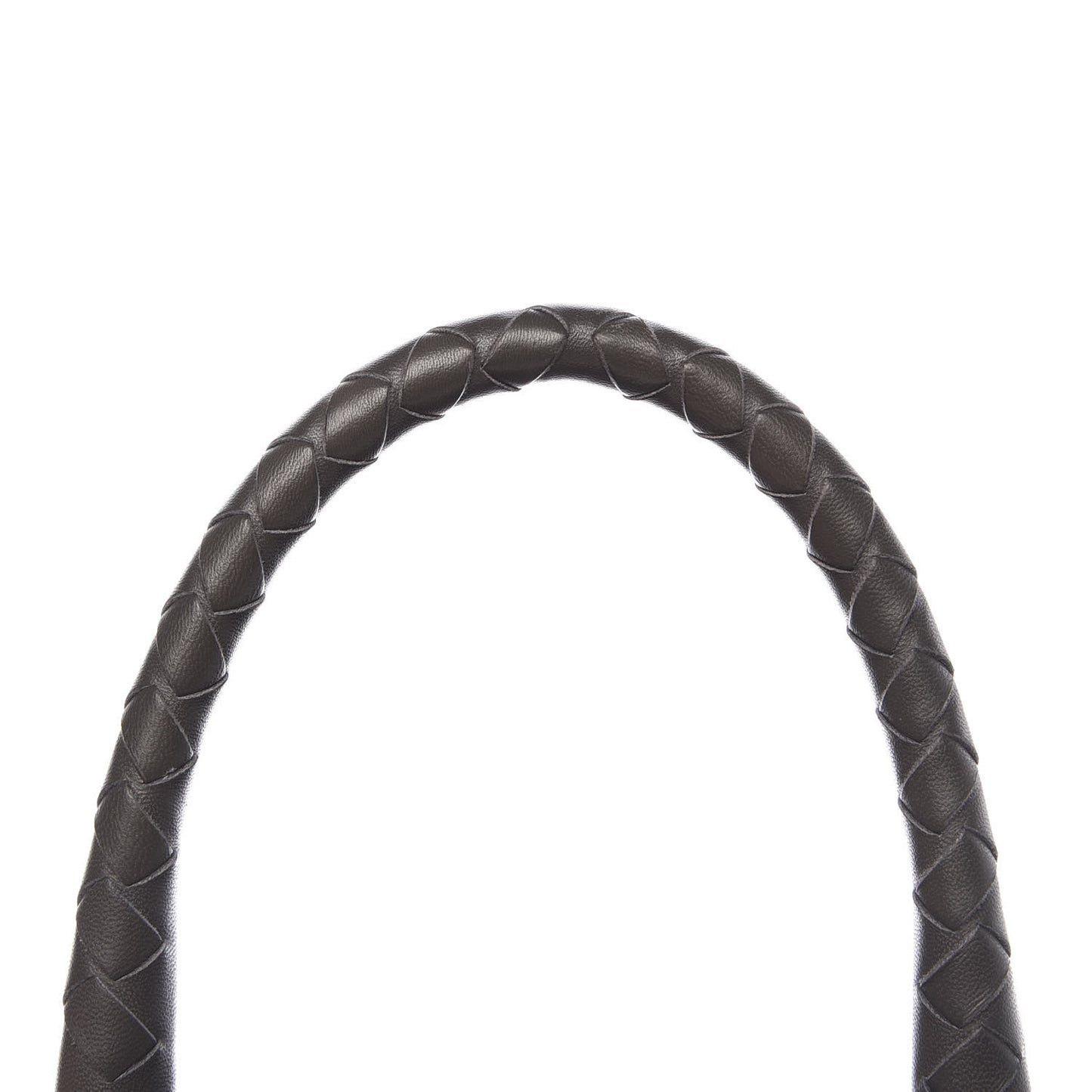 Nappa Intrecciato Top Handle Bag Grey