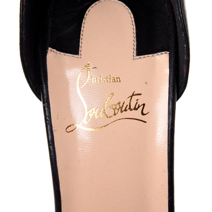 Christian Louboutin Nappa Priyadora 100 Studded Sandals 39.5 Black Silver 9 of 9
