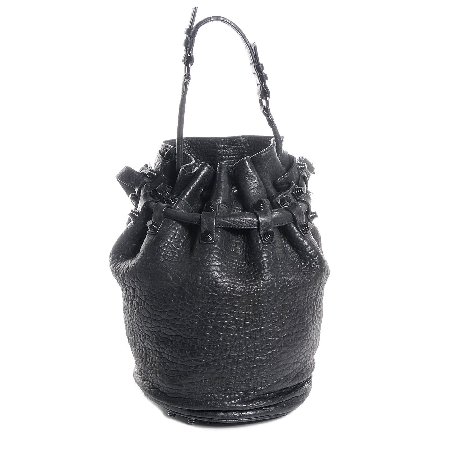 Leather Diego w Matte Black Hardware Black