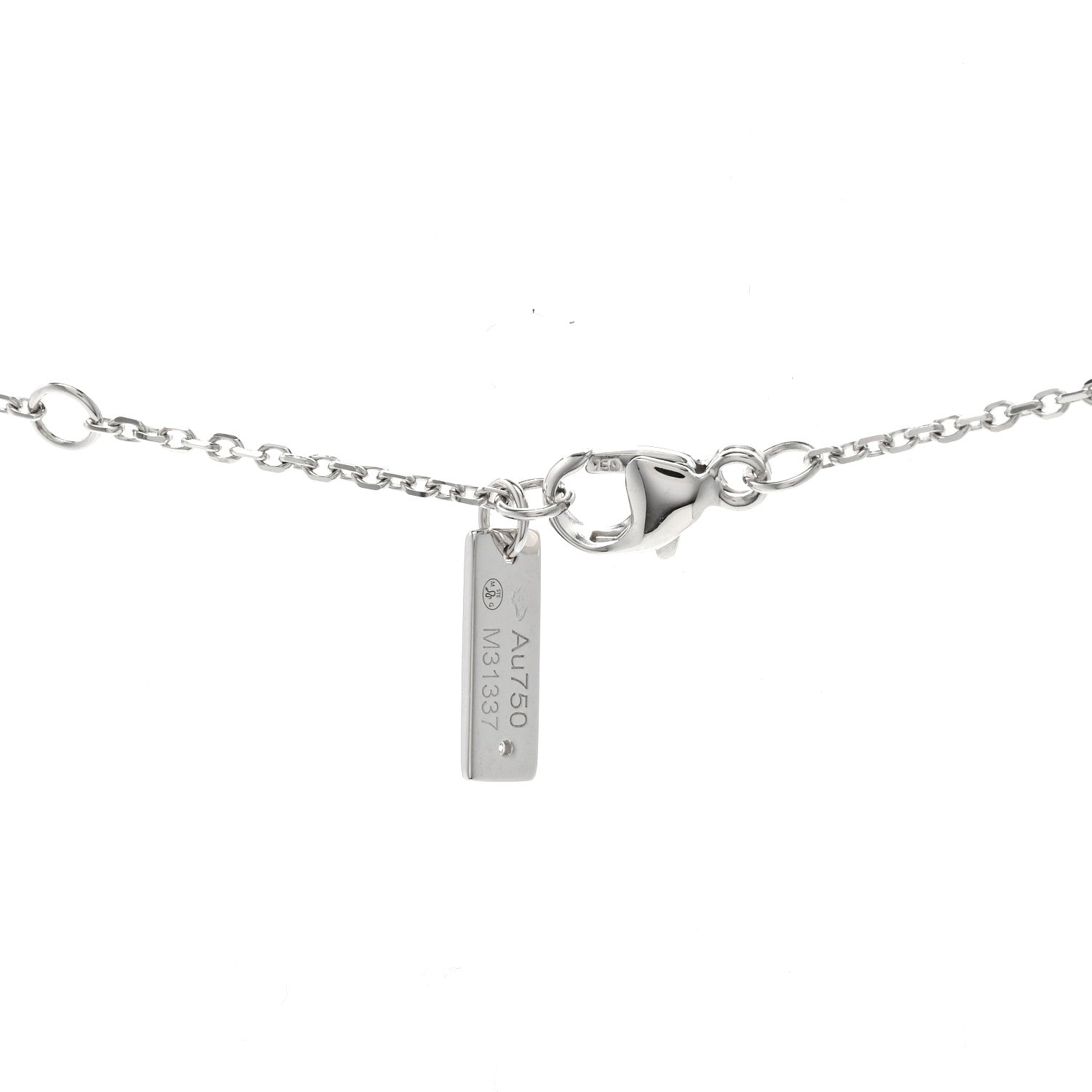 Messika 18K White Gold Diamond Baby Move Necklace 5 of 6