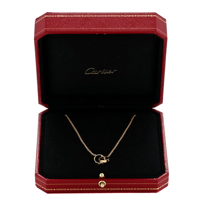 Cartier 18K Yellow Gold Interlocking LOVE Necklace 5 of 5