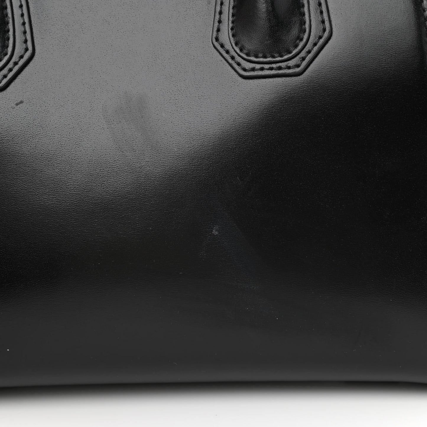 Shiny Lord Calfskin Small Antigona Black