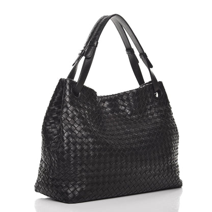 Bottega Veneta Nappa Intrecciato Medium Garda Bag Nero Black 3 of 10