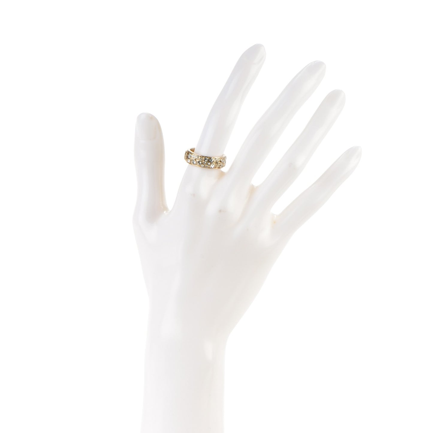 Crystal CC Ring 6 Gold
