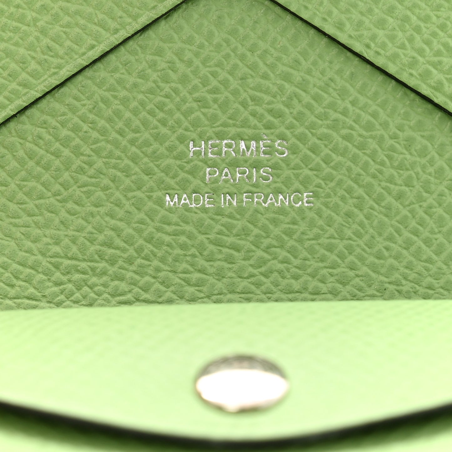 Epsom Calvi Duo Card Case Vert Criquet
