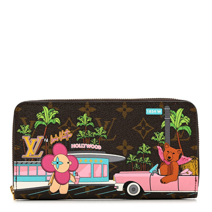 Louis Vuitton Monogram 2021 Christmas Animation Hollywood Zippy Wallet 1 of 6