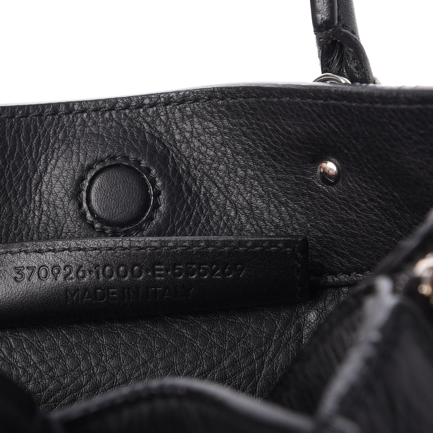 Veau Papier A6 Zip Around Tote Black