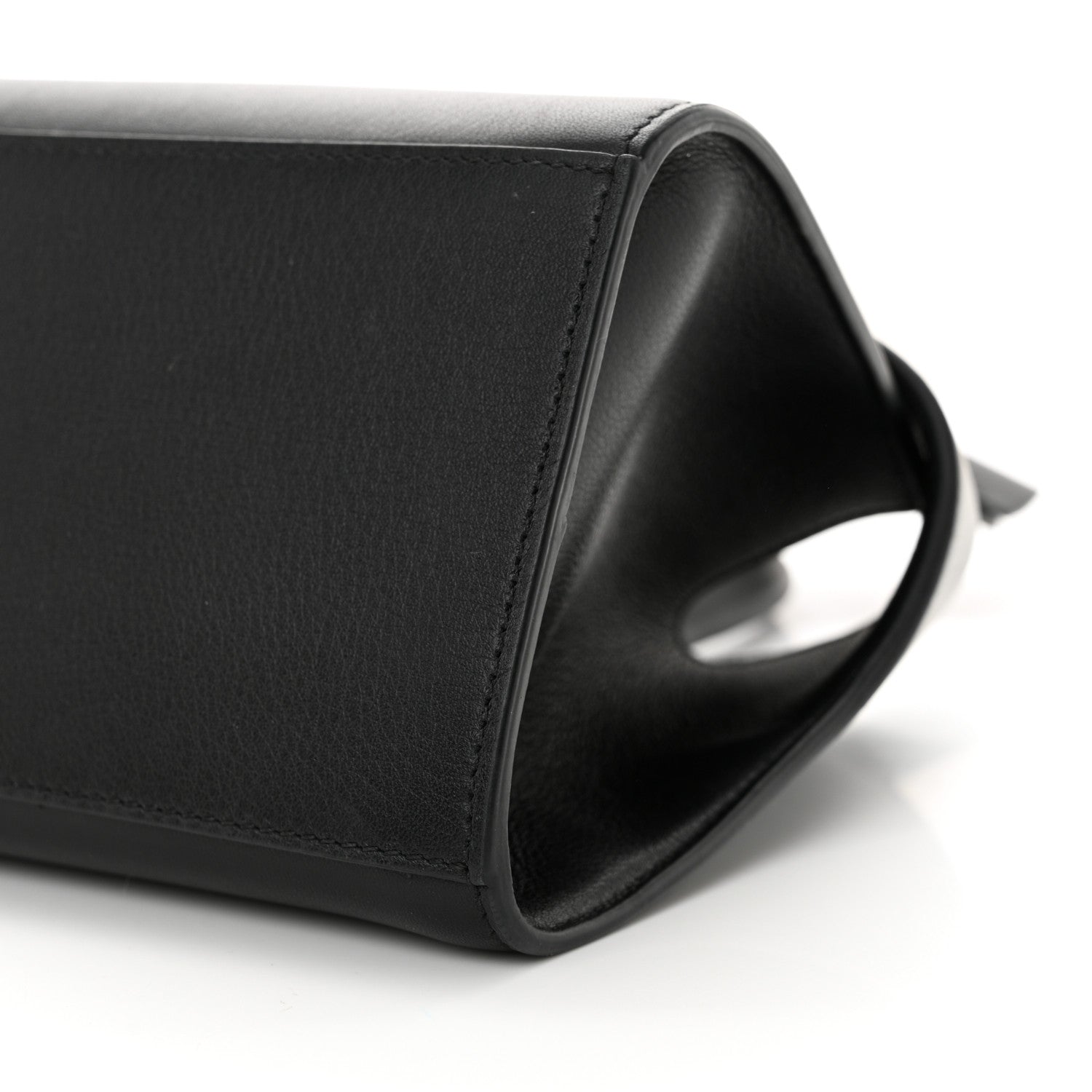 Salvatore Ferragamo Calfskin Mini Hug Bag Black 10 of 13