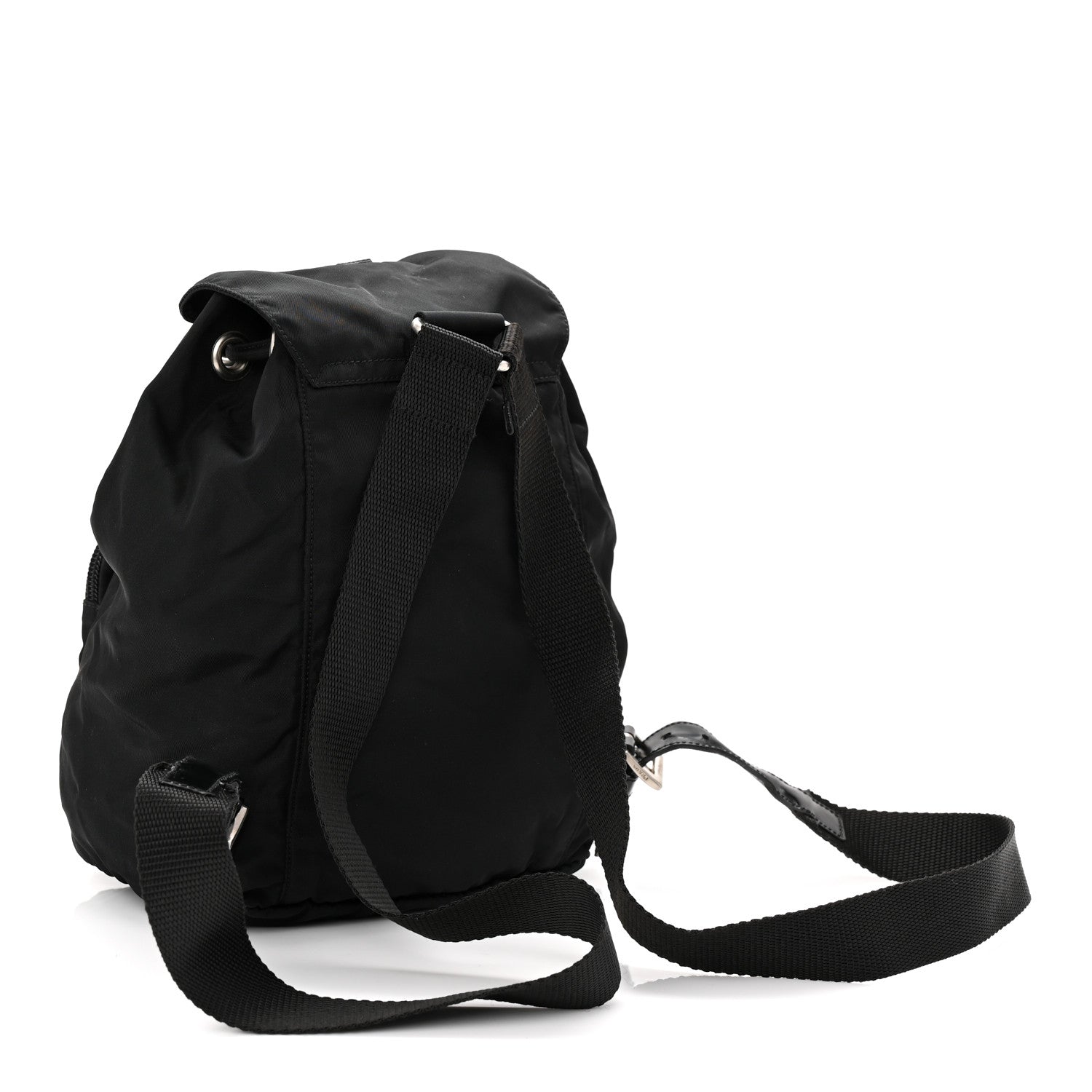 Prada Nylon Vela Mini Cinch Backpack Black 3 of 10